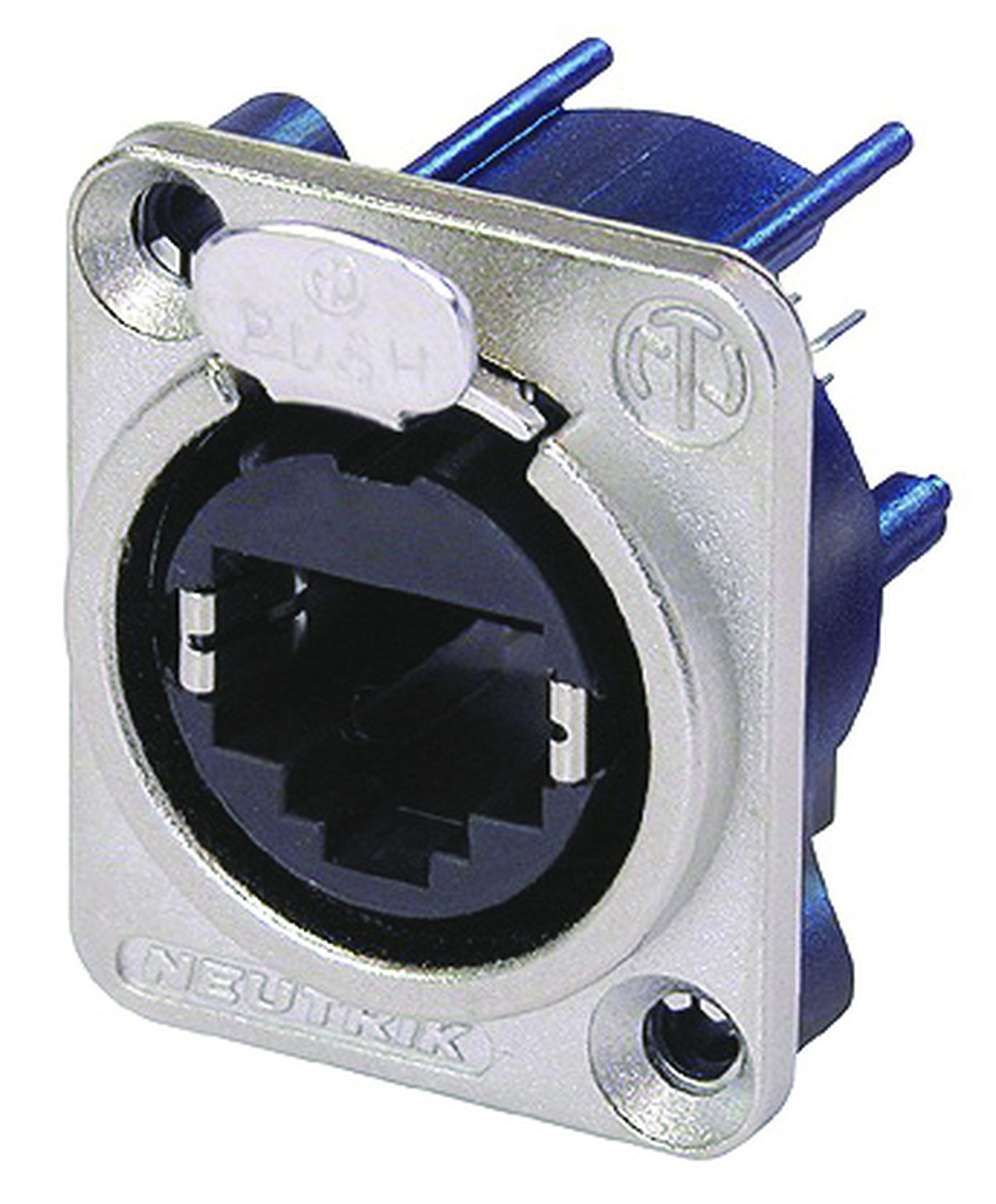 CAE Data - Embase ETHERCON RJ45 CAT5E - Sortie verticale - NEUTRIK