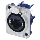 CAE Data - Embase ETHERCON RJ45 CAT5E - Sortie verticale - NEUTRIK