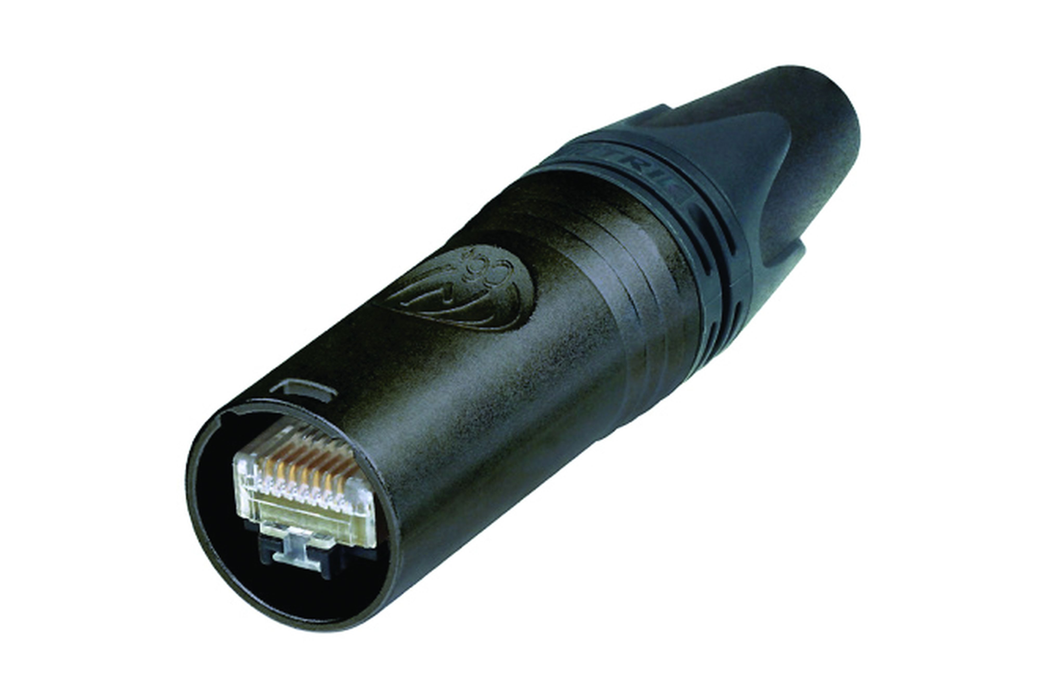 CAE Data - Fiche ETHERCON RJ45 CAT6A - Corps noir et plug - NEUTRIK