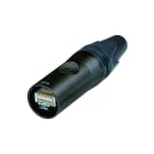 CAE Data - Fiche ETHERCON RJ45 CAT6A - Corps noir et plug - NEUTRIK