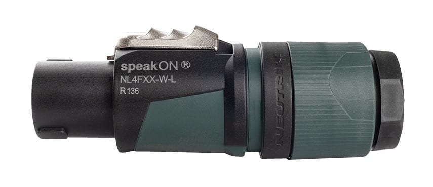 CAE Data - FICHE SPEAKON FEMELLE 4 POLES SERIE SPX DEMONTEE