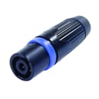 CAE Data - Fiche SPEAKON mâle 4 pôles - Corps noir - IP 54 - NEUTRIK