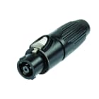 CAE Data - Fiche SPEAKON femelle 8 pôles - Corps noir - IP54 - NEUTRIK