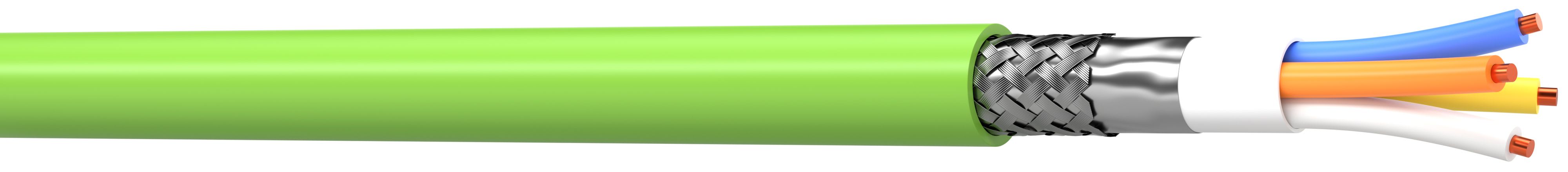 CAE Data - PROFINET TYPE A 4xAWG22/1 PVC CAT 5E - RIGIDE
