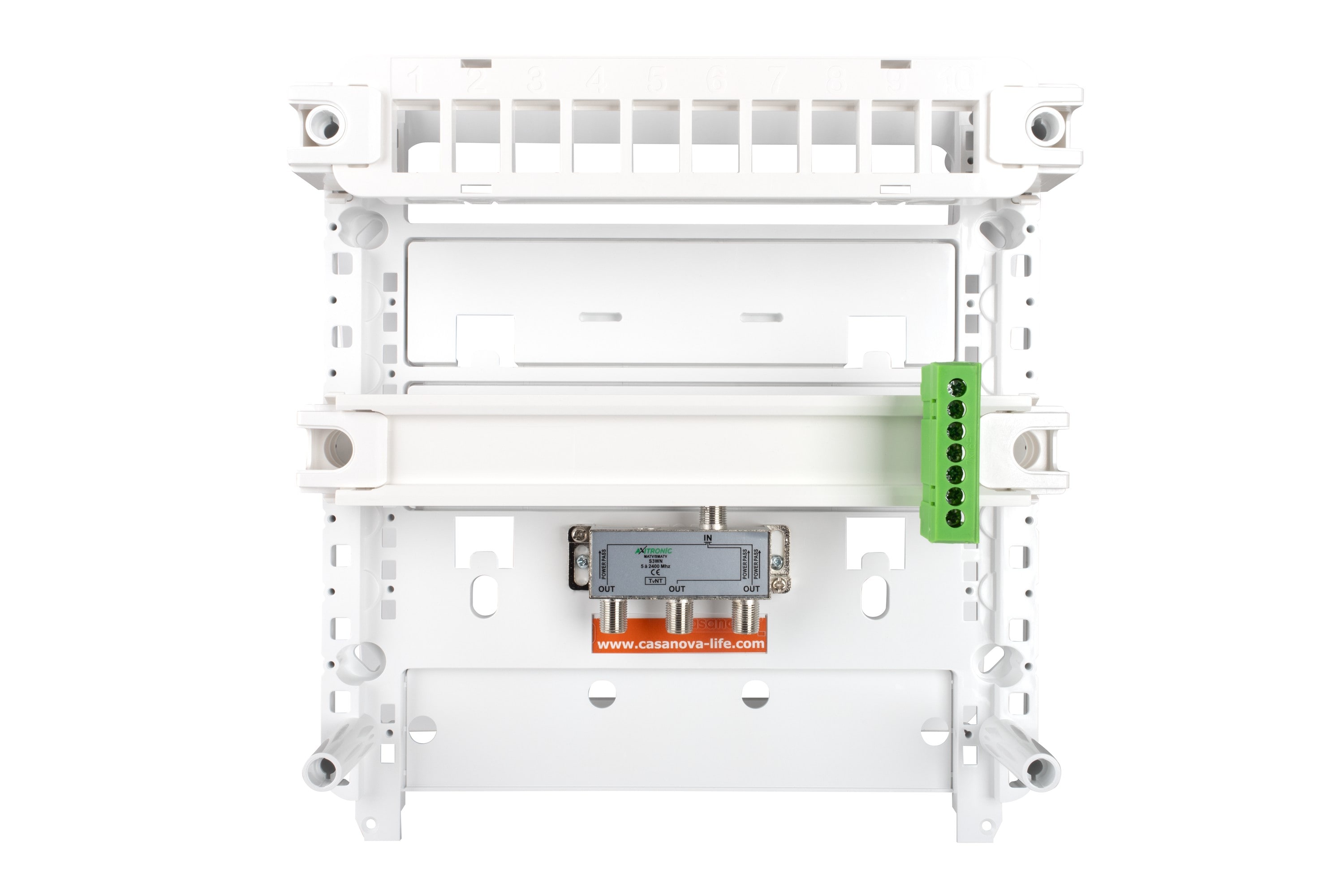 CAE Data - PLATINE TRI  (GRADE 2/3) 4RJ SANS PORTE SANS DTI