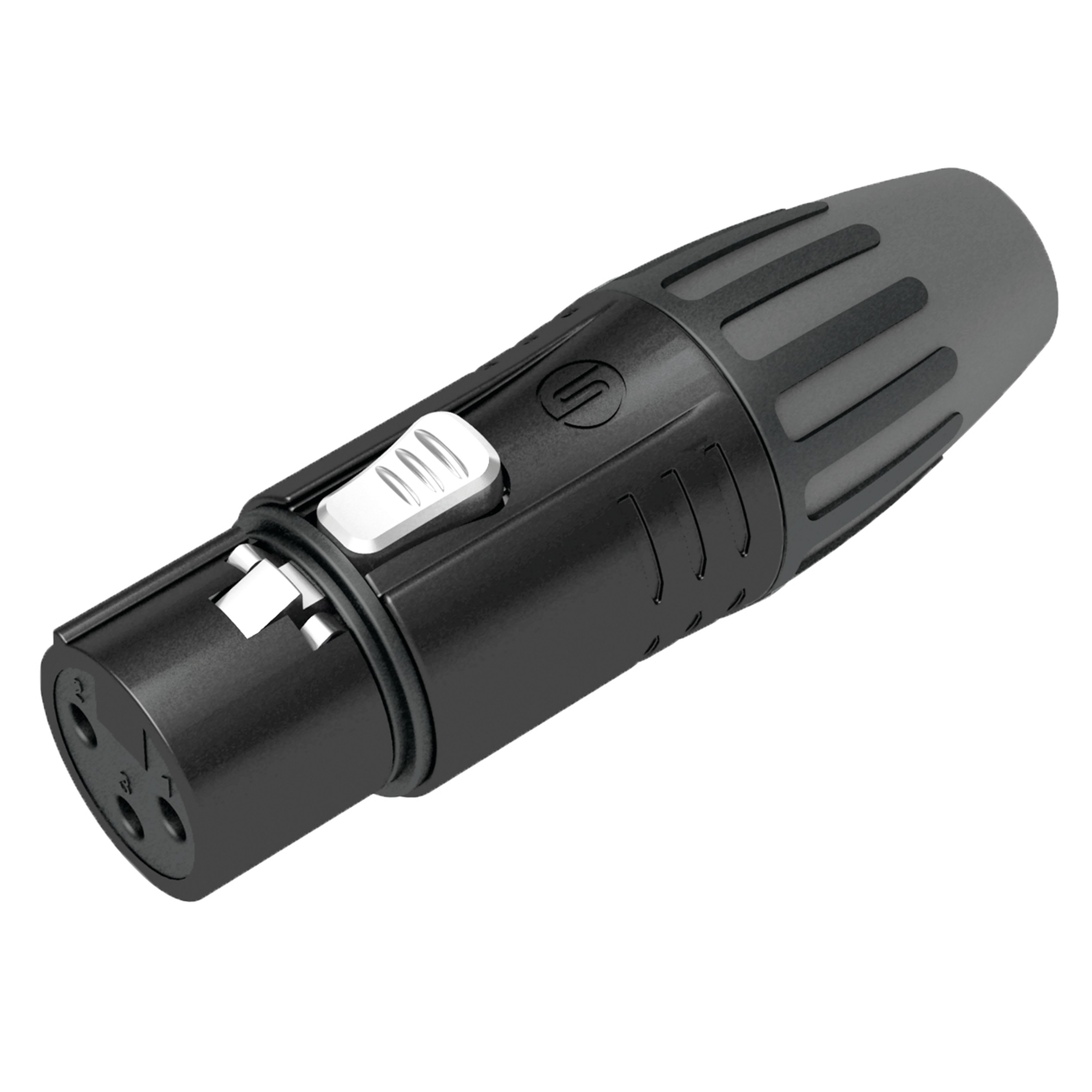 CAE Data - FICHE XLR FEMELLE 3 PTS DEMONTE - COQUE NOIRE