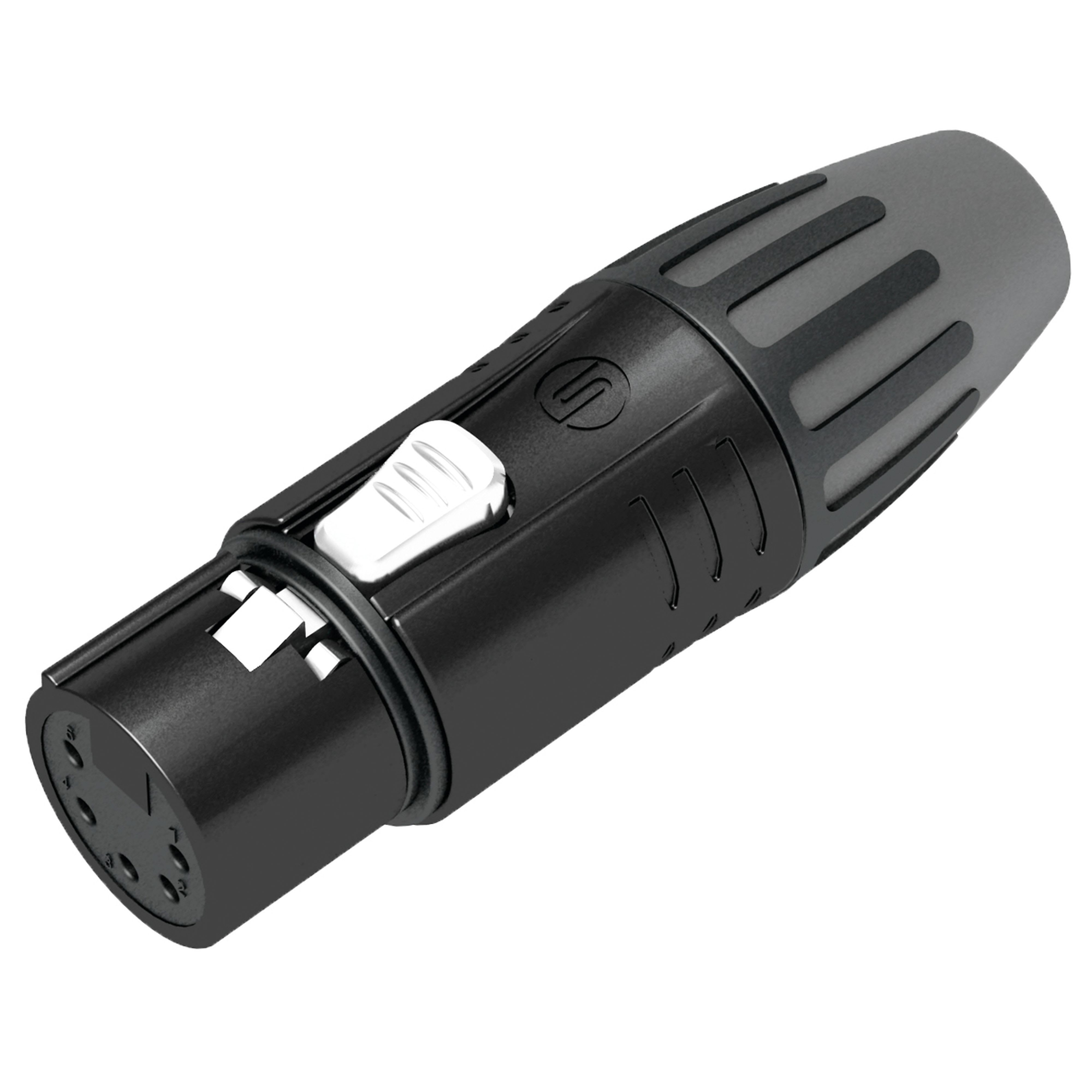 CAE Data - FICHE XLR FEMELLE 5 PTS DEMONTE - COQUE NOIRE