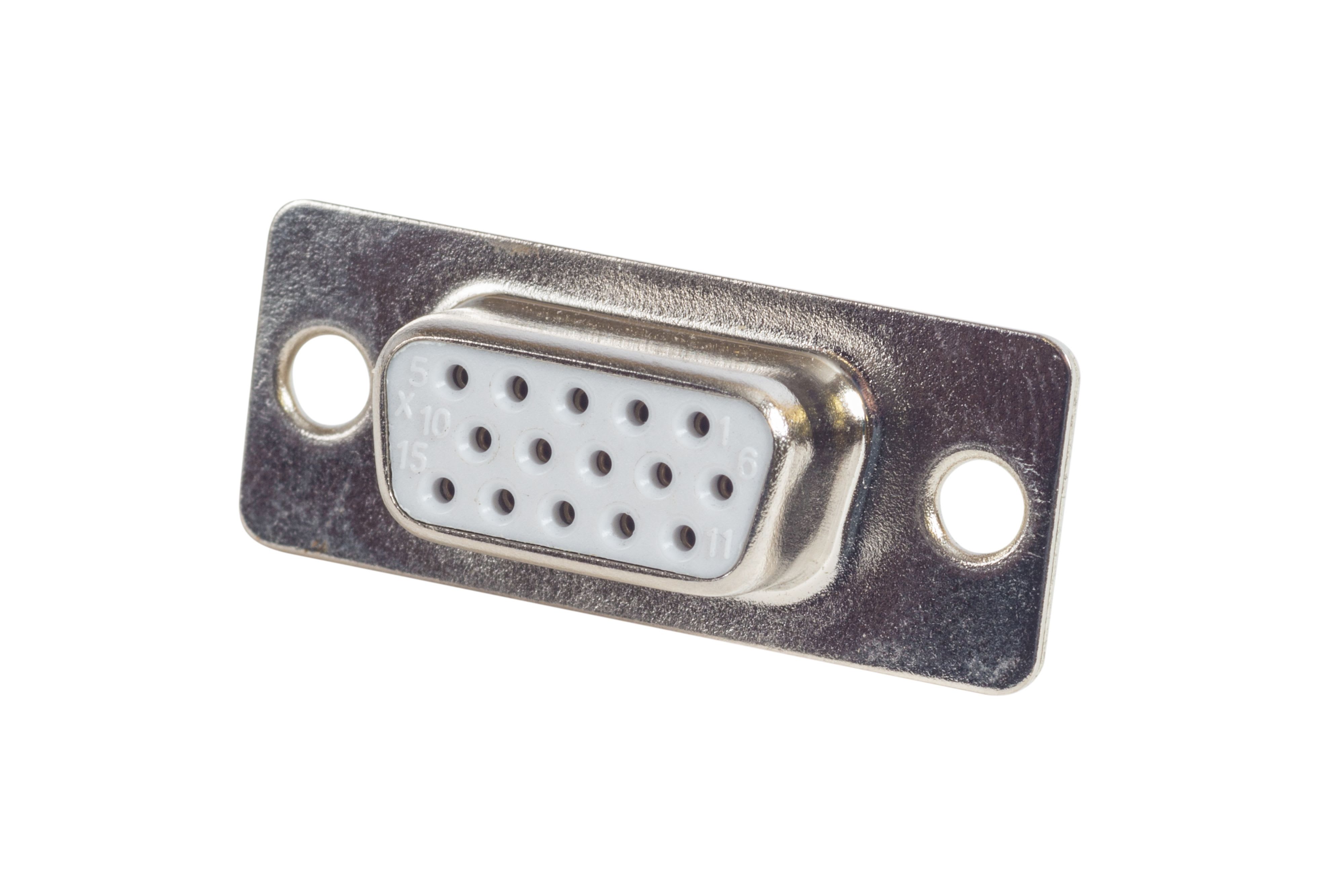 CAE Data - Connecteur SUBD 15 points femelle HD à souder