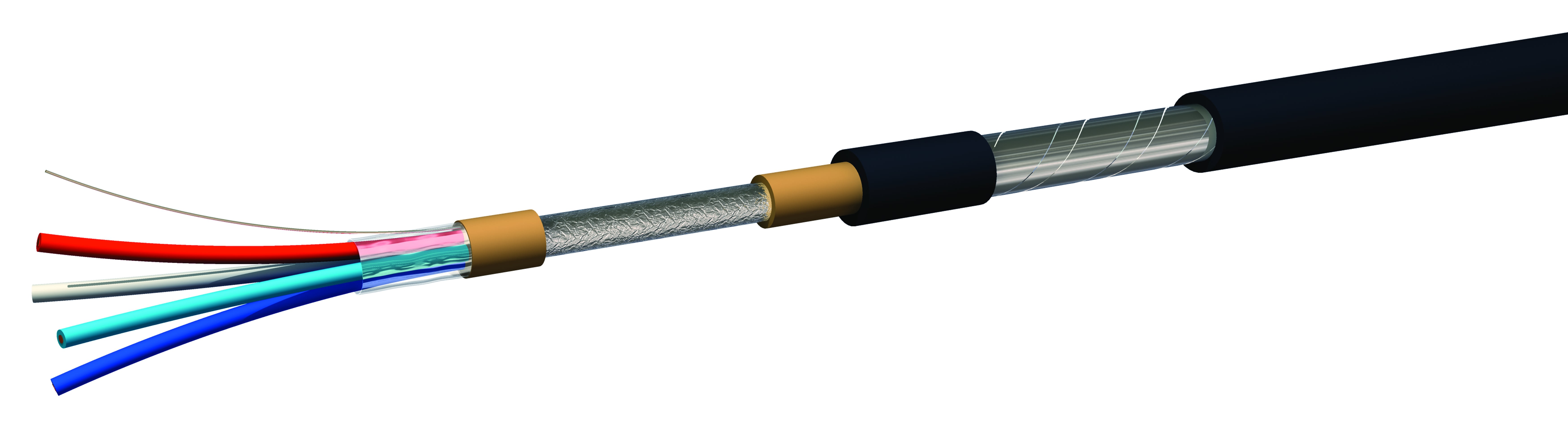 CAE Data - Cable de telereport arme cuivre 6-10 - 2 paires