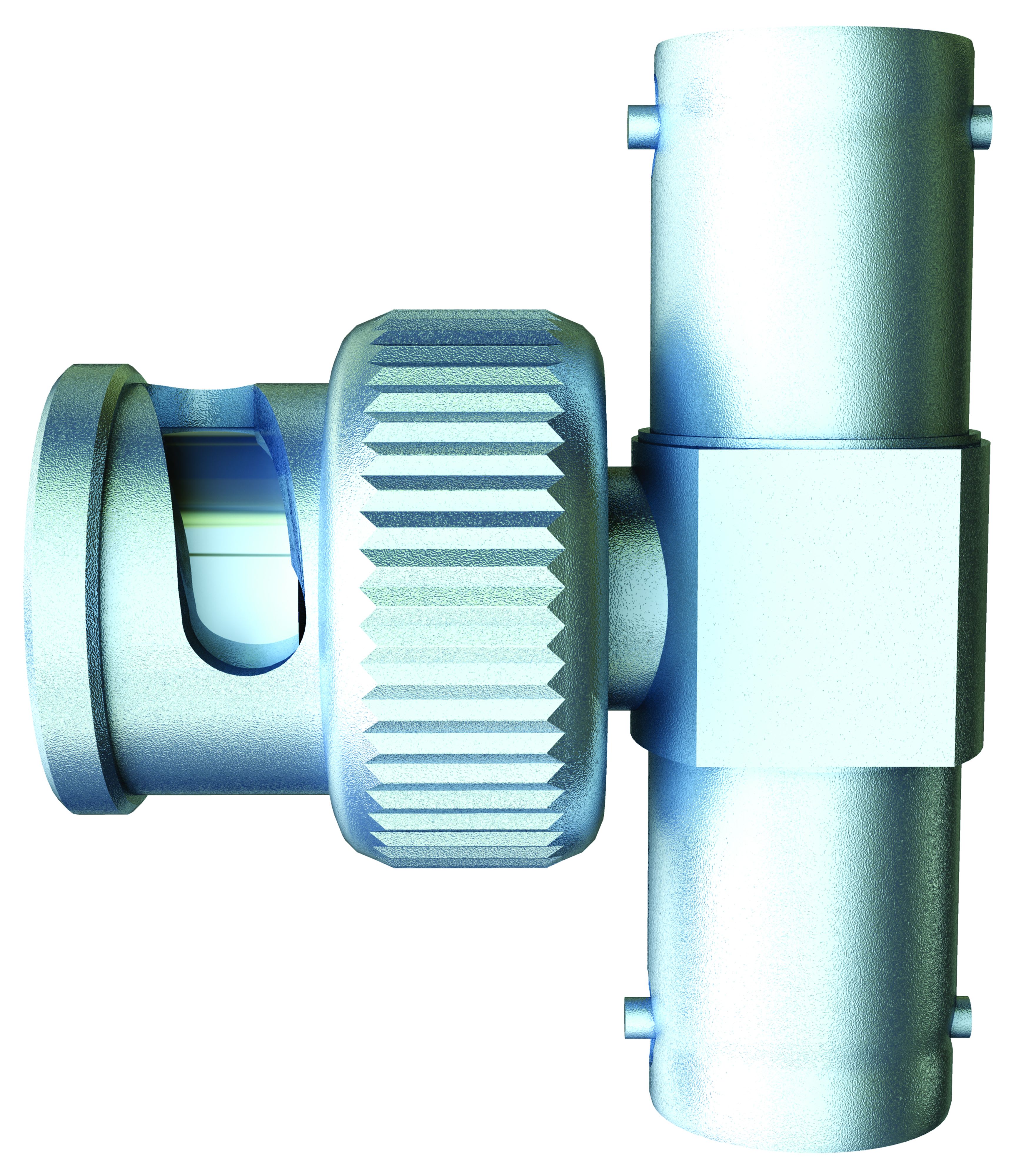 CAE Data - Raccord en T BNC mâle / 2 x BNC femelles - 75 ohms