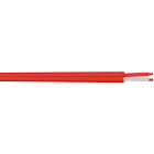 CAE Data - Câble téléphonique non blindé rouge - 1 paire AWG20 - Alu cuivré