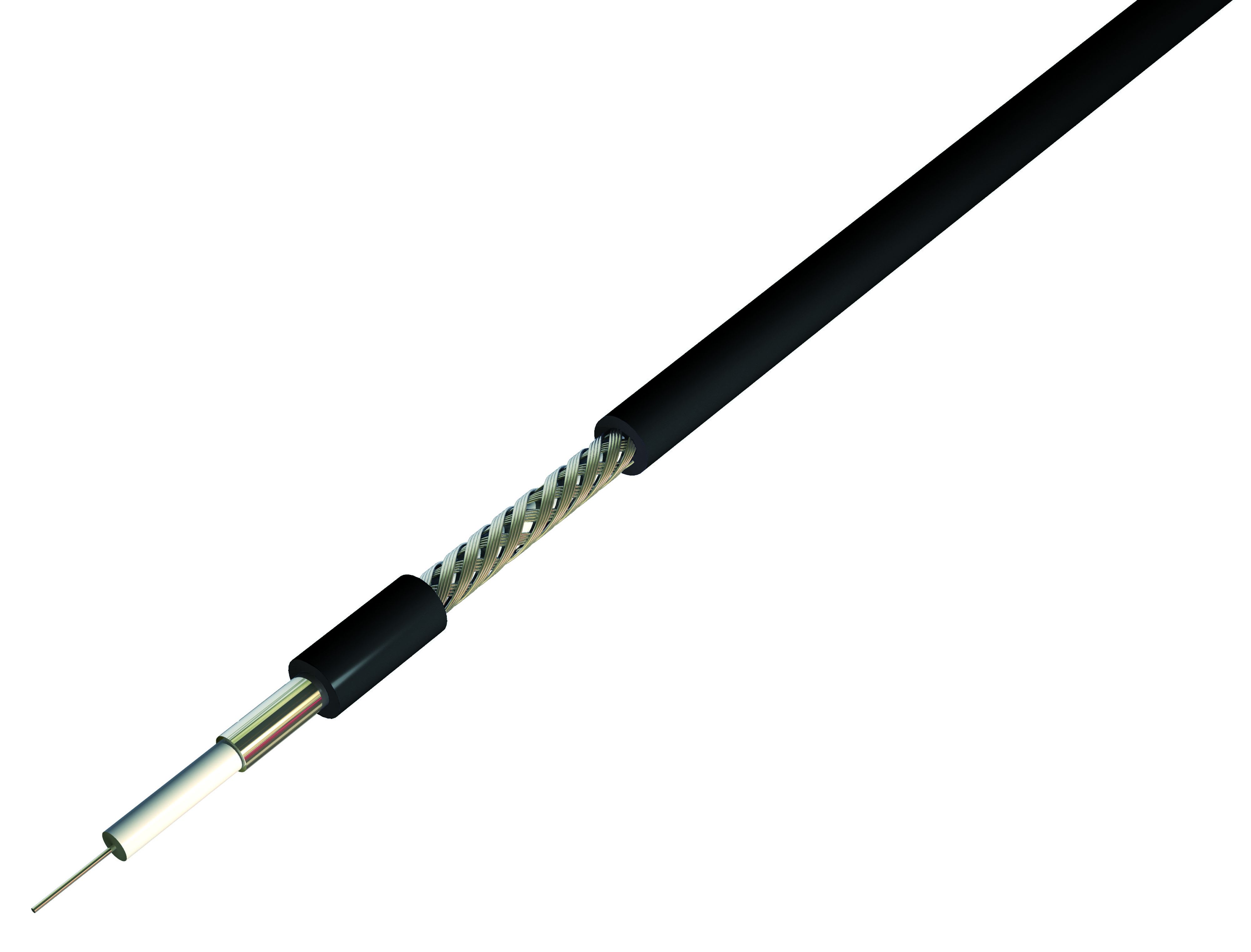 CAE Data - CABLE VIDEO UHDTV 0.6/2.8 GAINE PVC NOIRE - 4.60 MM