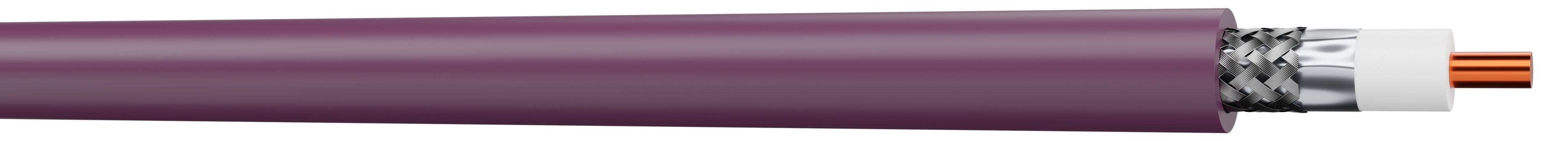 CAE Data - CABLE VIDEO UHDTV 0.8/3.7 LSZH GAINE LSZH VIOLET - 6.00 MM