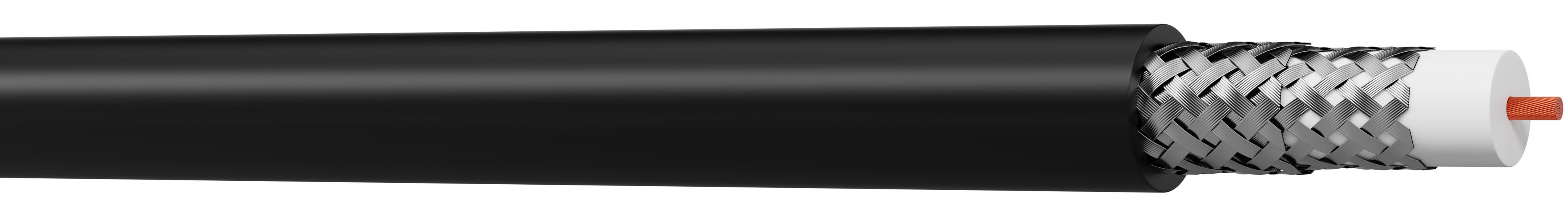 CAE Data - CABLE VIDEO UHDTV 0.8/3.7 BLINDAGE DOUBLE TRESSE