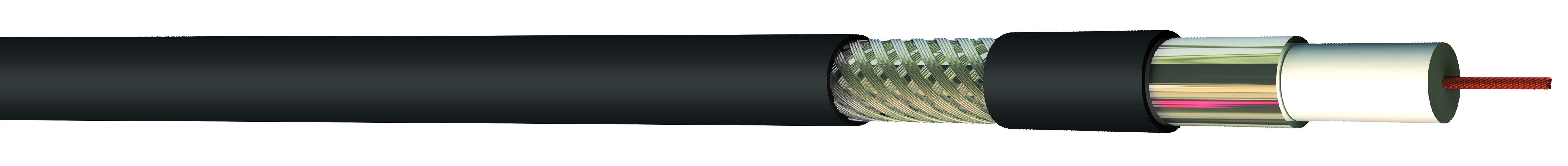CAE Data - Câble coaxial UHD SDI 4K Diamètre âme souple 7*0.40mm
