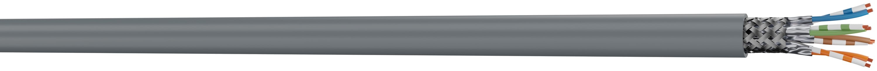 CAE Data - CABLE RIGIDE - CAT 6A - S/FTP 4 PAIRES - AWG23