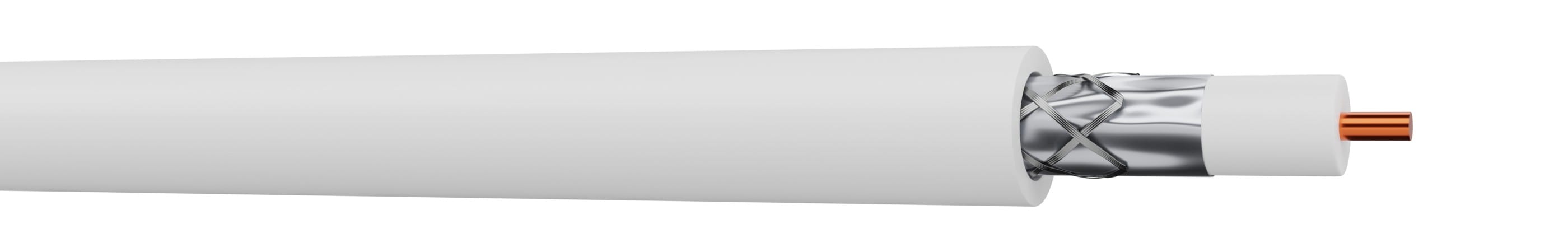 CAE Data - CABLE COAXIAL TV 17DB - EUROCL GAINE LSZH BLANCHE