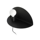 Faro - Nit Lampe Applique Gauche Noire E27 50/60Hz 15W IP 20 classeII 100V-240V