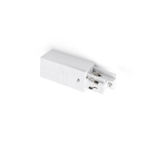 Faro - Embout Alimentation Droite Blanche Pour Rail 50/60Hz IP 20 classe I100V-240V