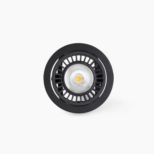 Faro - Optic Encastrable Noir Led 18/25W 2700K 20° 2100/2775 Lm COB LED25W 2700K IP 23