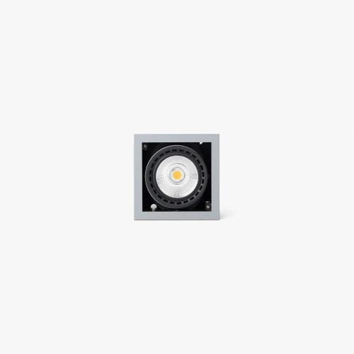 Faro - Mini Colin-1 Encastrable Gris 18-25W 4000K 20° COB LED 18W 4000KIP 23 500mA CC 1
