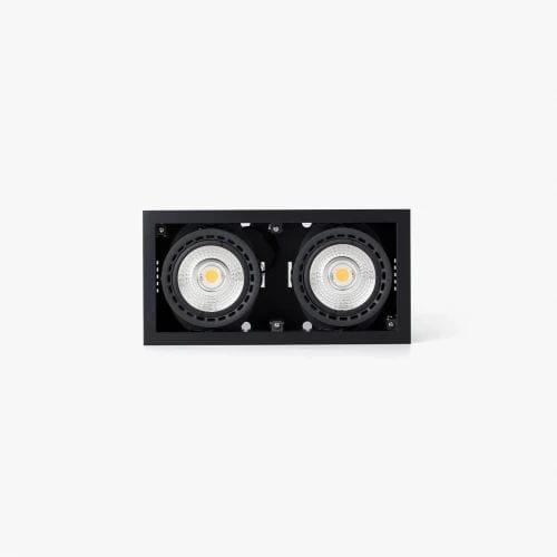 Faro - MINI COLIN-2 encastrable noir 50W BREAD 56° IP classe I