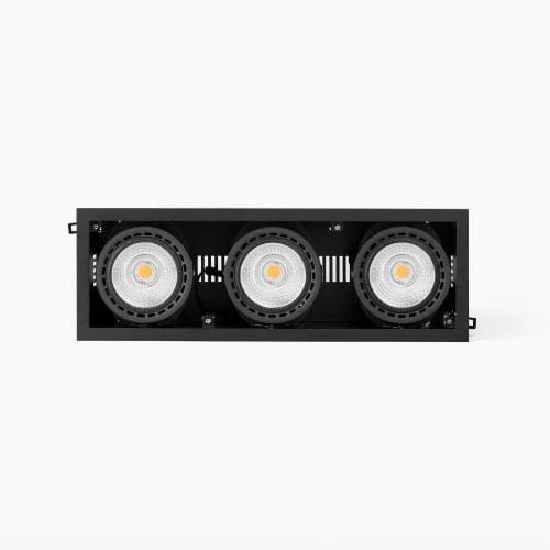 Faro - Mini Colin-3 Encastrable Noir Cri95 54-75W 2700K 56° COB LED 72W2700K IP 23 700m