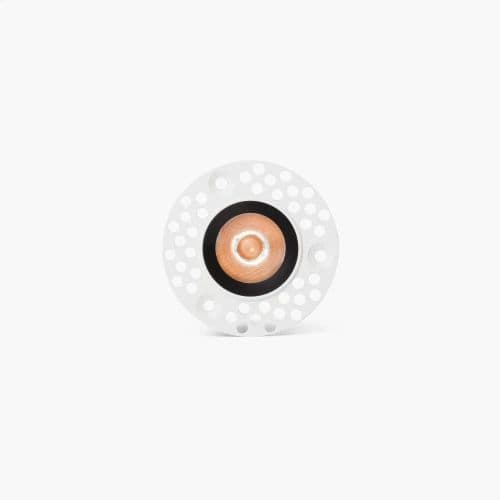 Faro - UNO downlight trimless encastrable noir/noir 8W 24° 3000K CRI90 dali MODULOLED 8
