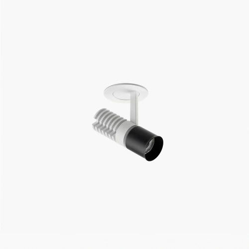 Faro - UNO projector pulldown encastrable blanc/noir 8W 24° 3000K CRI90 dali MODULOLED