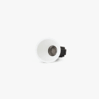 Faro - TULIPA downlight encastrable blanc asymétrique 10W 24° 3000K CRI90 dali MODULOLE