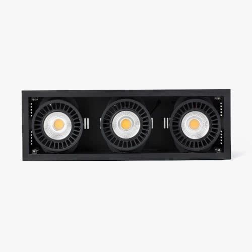 Faro - COLIN-3 encastrable noir 72-108W MEAT 56° IP classe I