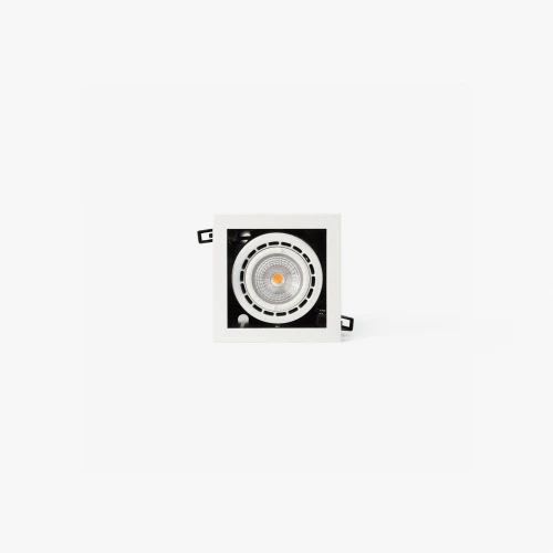 Faro - Nano Colin-1 Encastrable Blanc Avec Encadrement 7-13W 2700K 20° COB LED12W 2700K