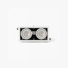 Faro - Nano Colin-2 Encastrable Blanc Avec Encadrement 14-26W 3000K 20° COB LED24W 3000