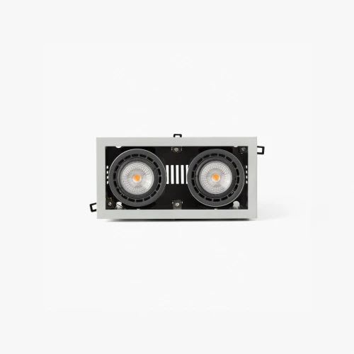 Faro - Nano Colin-2 Encastrable Gris Avec Encadrement 14-26W 3000K 20° COB LED24W 3000K