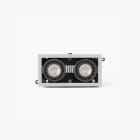 Faro - Nano Colin-2 Encastrable Gris Avec Encadrement 14-26W 3000K 20° COB LED24W 3000K