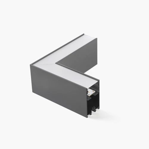 Faro - VIA L Surface prismatic 4000K 700mA noir casambi 25W 4000K IP20 700mA CC 2433lm