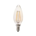 Faro - Chandelle Filament Led Ambre E14 2W 2200K E14 50/60Hz 2W 2200KIP 20 200lm classe
