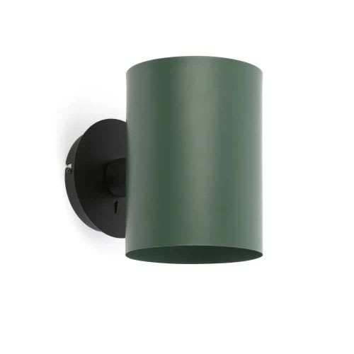 Faro - Guadalupe Lampe Applique Noire/Vert E27 50/60Hz 15W IP 20 classe I100V-240V
