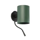 Faro - Guadalupe Lampe Applique Avec Lecteur Con Lettore Noire/Vert E27 50/60Hz 15WIP 2