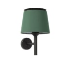 Faro - Savoy Lampe Applique Noire/Vert E27 50/60Hz 15W IP 20 classe II100V-240V