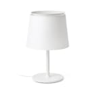 Faro - Savoy Lampe De Table Avec Un Blanc/Blanc E27 50/60Hz 15W IP20 classe II 100V-240