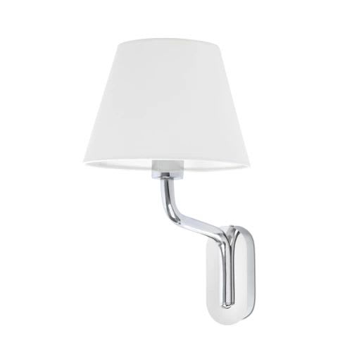 Faro - Eterna Lampe Applique Chrome/Blanc E27 50/60Hz 15W IP 20 classe II100V-240V