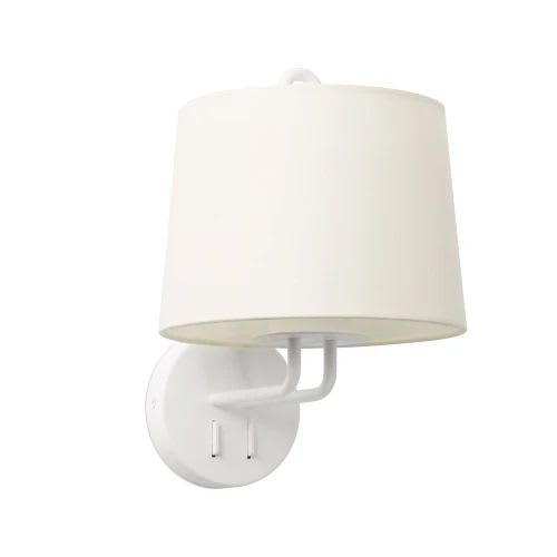 Faro - Montreal Lampe Applique Blanc/Blanc E27 50/60Hz 15W IP 20 classe II100V-240V