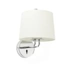Faro - Montreal Lampe Applique Chrome/Beig E27 50/60Hz 15W IP 20 classe II100V-240V
