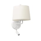 Faro - Montreal Lampe Applique Avec Lecteur Blanc/Blanc E27 50/60Hz 15W IP 20classe II