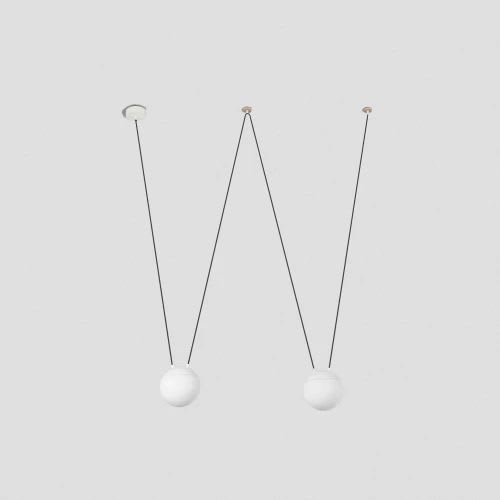 Faro - Mine Space Suspension Blanche Pc 2L E27 50/60Hz 15W IP 20classe II 100V-240V