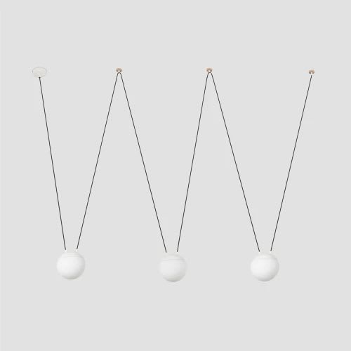 Faro - Mine Space Suspension Blanche Pc 3L E27 50/60Hz 15W IP 20classe II 100V-240V