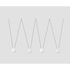 Faro - Mine Space Suspension Blanche Pc 4L E27 50/60Hz 15W IP 20classe II 100V-240V