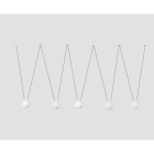 Faro - Mine Space Suspension Blanche Pc 5L E27 50/60Hz 15W IP 20classe II 100V-240V