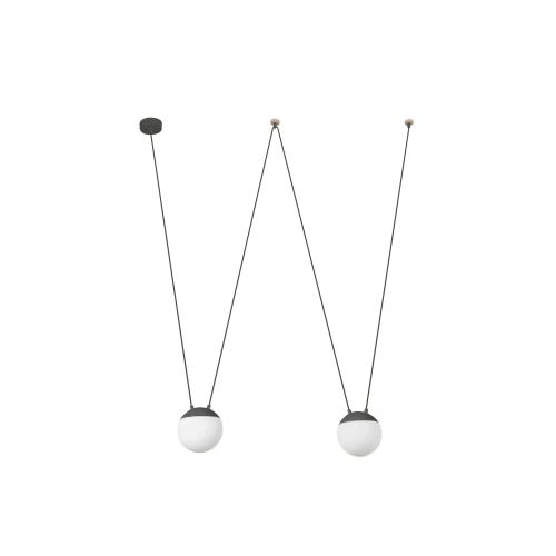 Faro - Mine Space Suspension Gris Foncé Pc 2L E27 50/60Hz 15W IP20 classe II 100V-240V